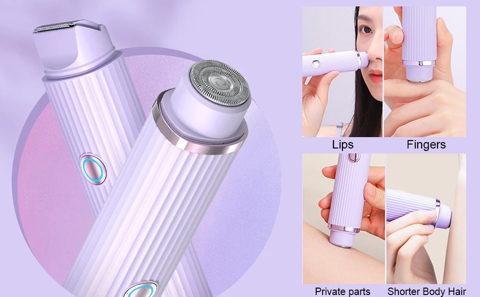 2 in 1 Epilierer Damen & Gesichtshaarentfernung für Haarentfernung, Schmerzlos Epilierer