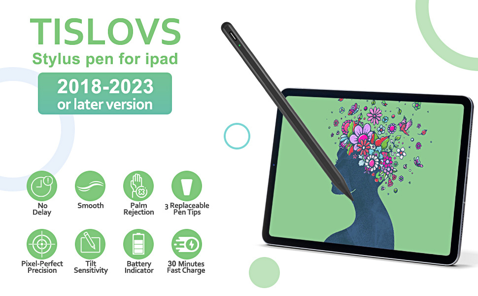 Stylus Pen for iPad,Ipad Pencil 2nd Generation,Apple Pencil