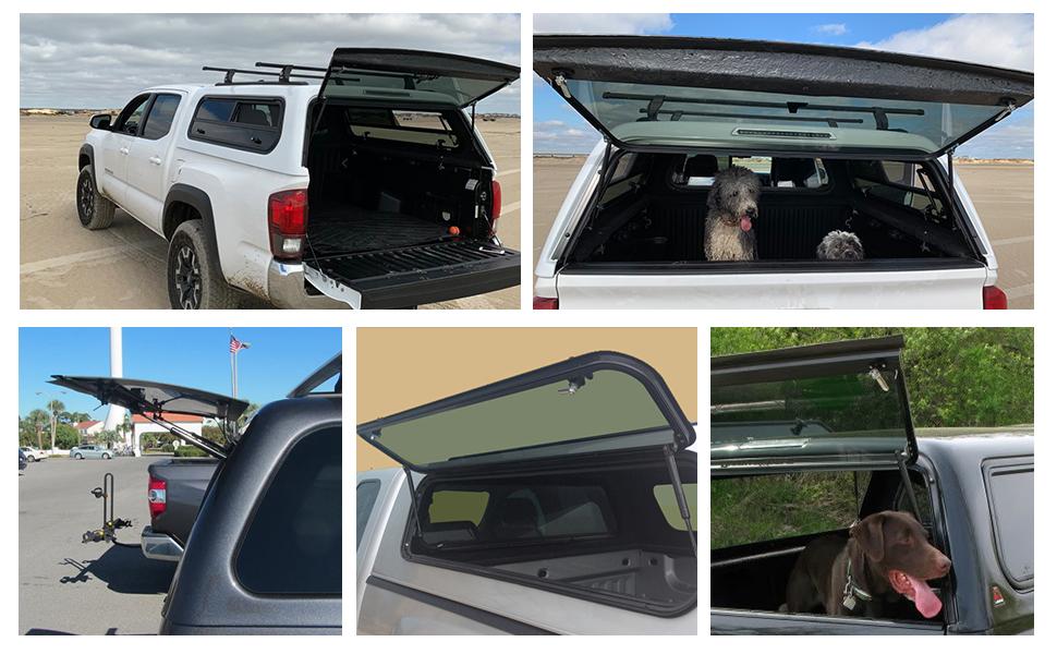 C1615208 15.7 inch 45Lbs/200N Gas Shocks Struts for are Leer Camper Topper Shell Rear Window