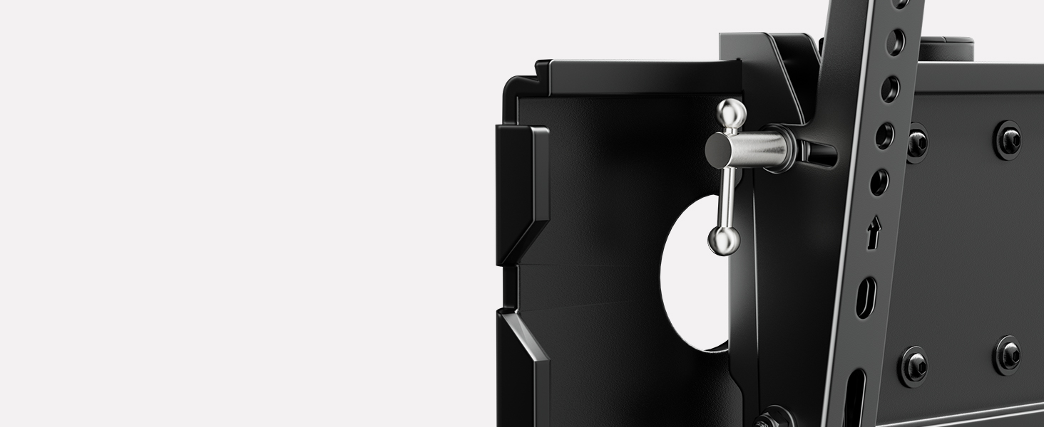 HUANUO TV Stand with Power Outlet, Rolling TV Stand for 32