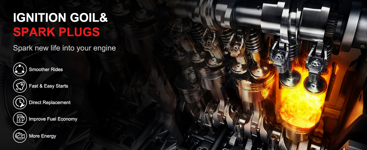 Ignition Coil Pack and Iridium Spark Plugs