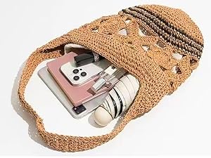 straw purses for women