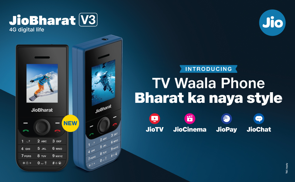 JioBharat V3 - Blue