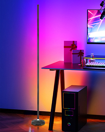 led corner floor lamp