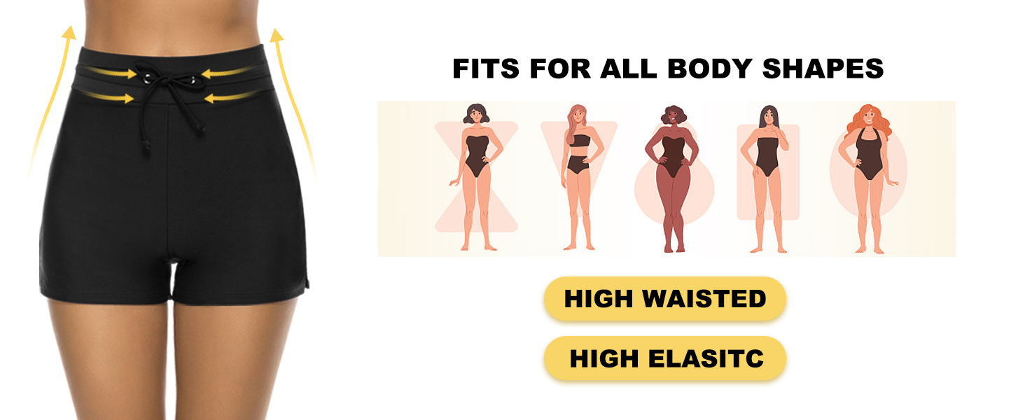 swim shorts women