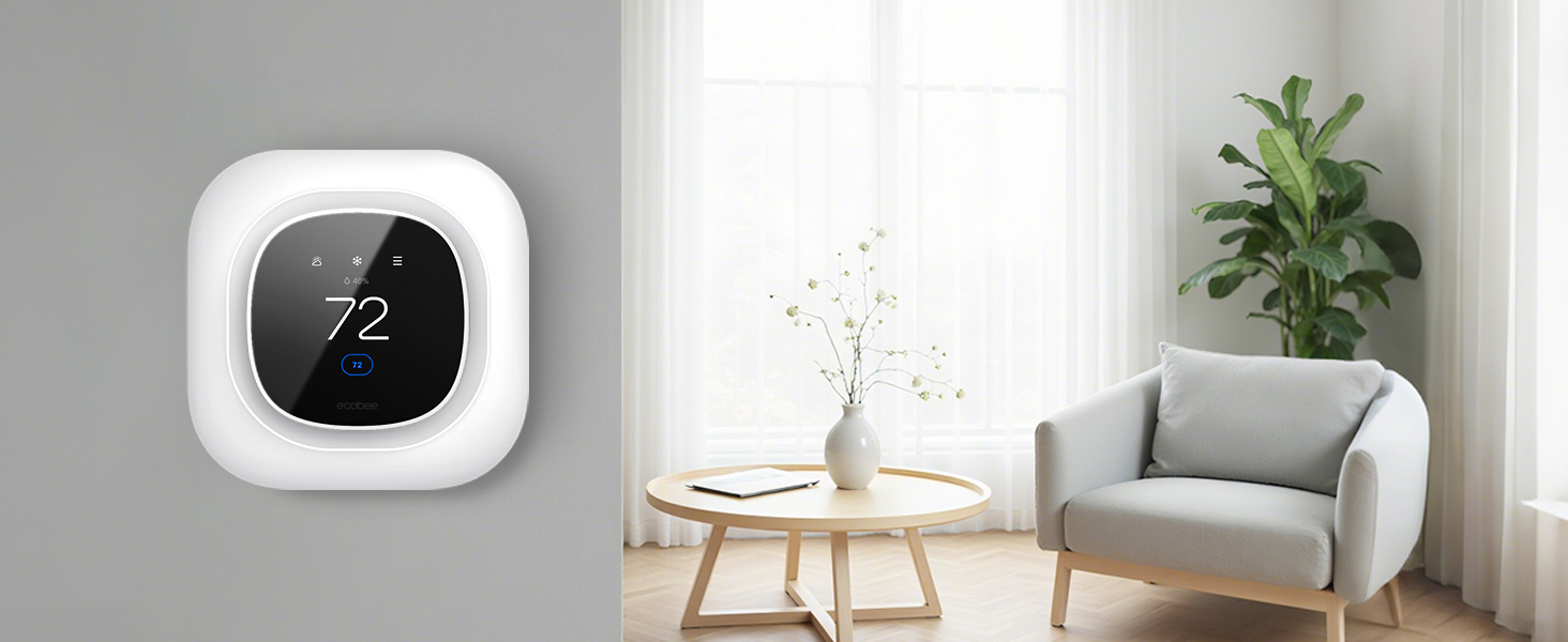 Wall Plate 2025 ecobee Smart Thermostat Essential Practical Trim Plate Bracket Cover Mount Holder