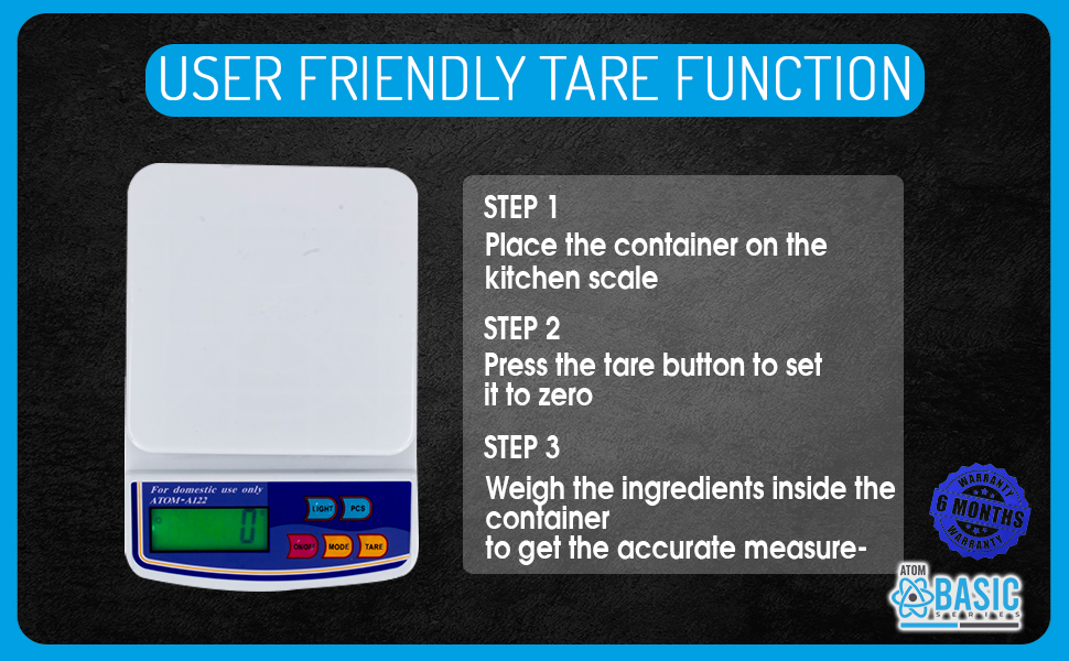 Atom A 122A 122 Kitchen Scale
