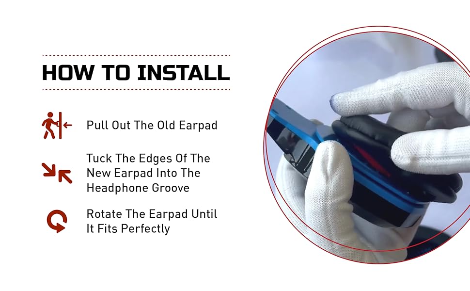 boat rockerz 510 headphones ear pads