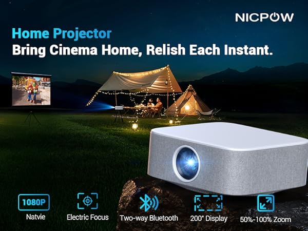 Amazon.com: Portable Mini Projector with Electric Focus