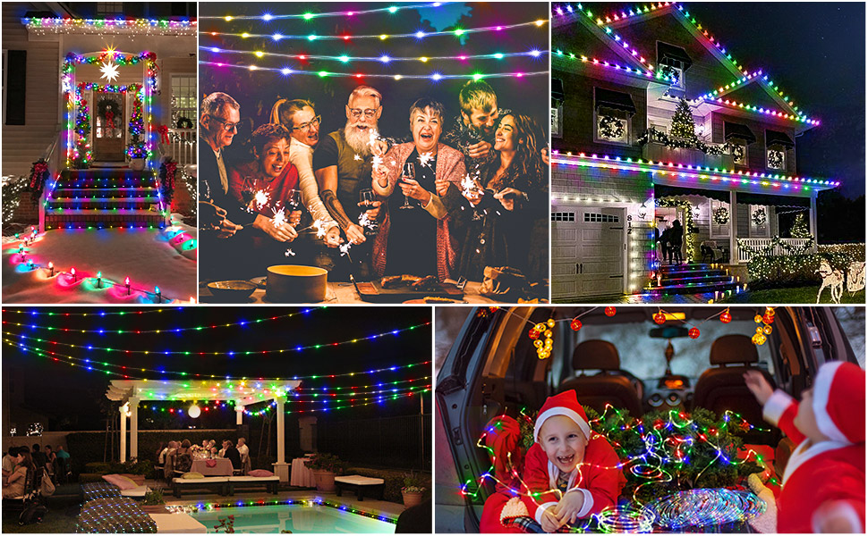 LED Rope Lights Battery Operated String Lights40Ft 120