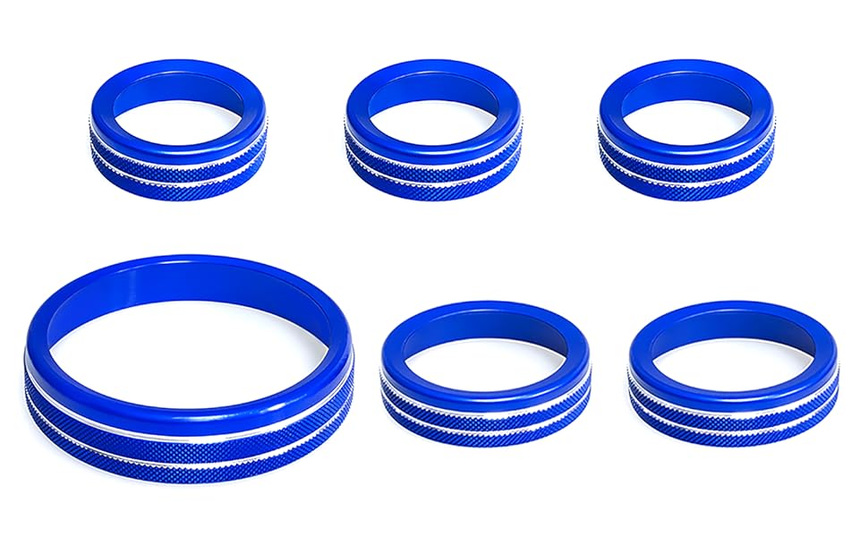 Aluminum alloy knob cover for ford