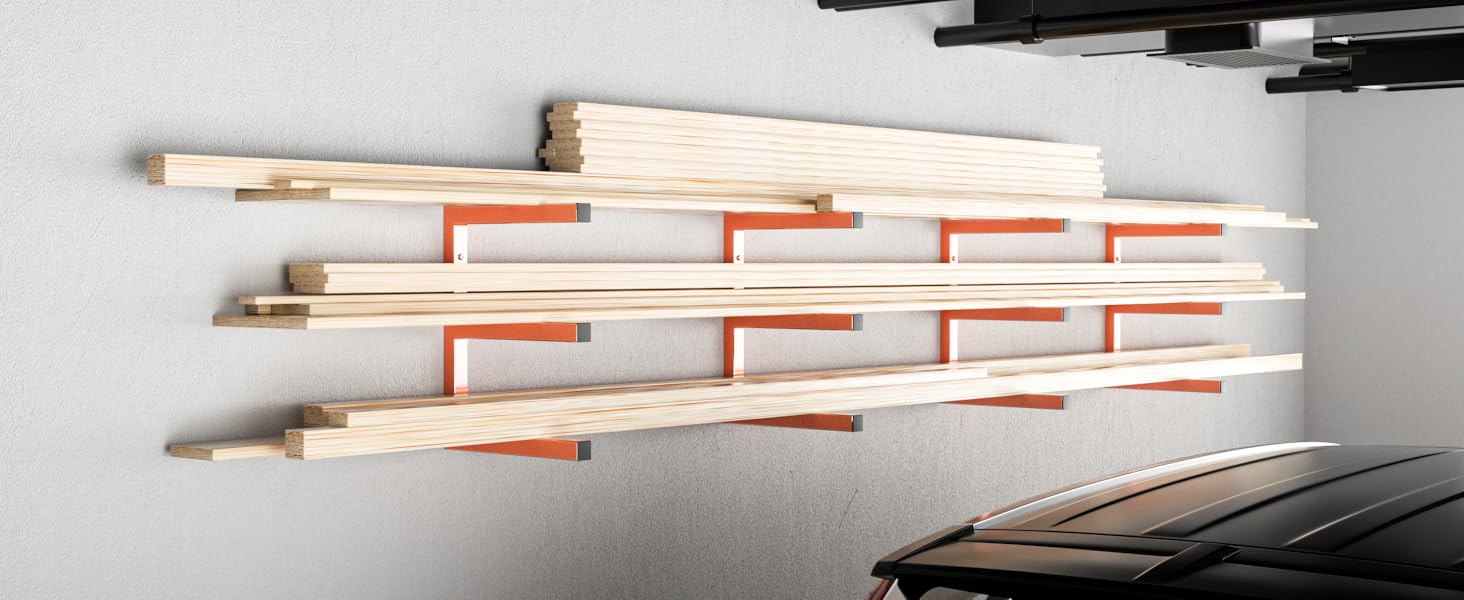heavy duty lumber storage rack wall mount lumber rack