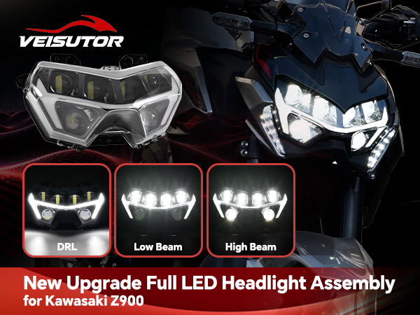 よう REVI 3点セット Amazon.com: VEISUTOR Full LED Headlight Assembly for