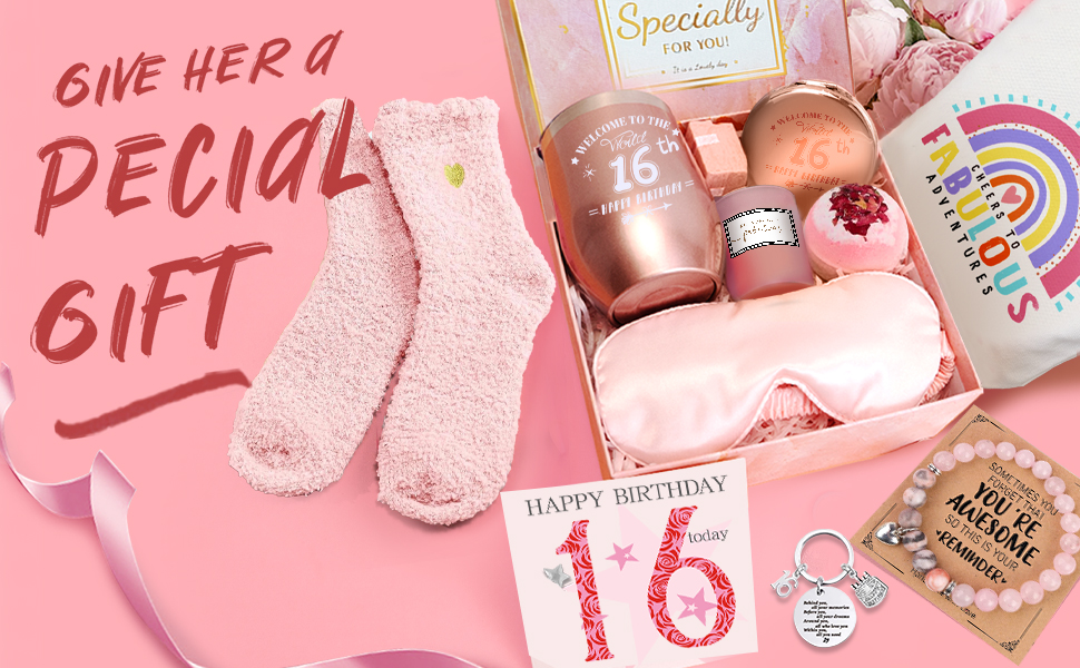 16th Birthday Gifts for Girls, Sweet 16 Birthday Gift Ideas, 10 Pieces