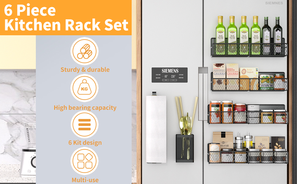 magnetic spice rack,space saving spice racks organizer,spice storage racks,magnetic fridge shelf,