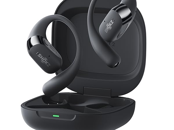 イヤホン SHOKZ OpenFit 2 Black Shop Shokz OpenFit 2 - Flagship Open Earbuds for Working Out