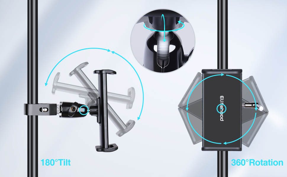 mic stand phone holder