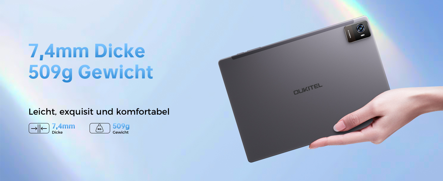OUKITEL OKT3 Tablet Android 13, 15GB RAM + 256GB ROM Gaming PC mit ...