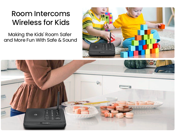 Mua Hands Free Wireless Intercoms for Home, Upgraded Two Way Audio ...