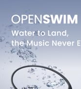 SHOKZ Openswim Pro Bone Conduction Sports Headphones,Ip68 Waterproof Open Ear Wireless Earphones ...