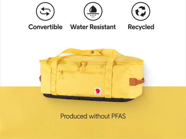 Amazon.com | Fjällräven High Coast Duffel 36, Mellow Yellow