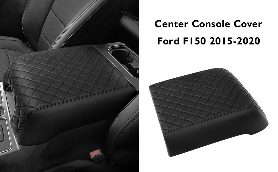 BIBLOZ Center Console Cover for Ford F150 Accessories 2015