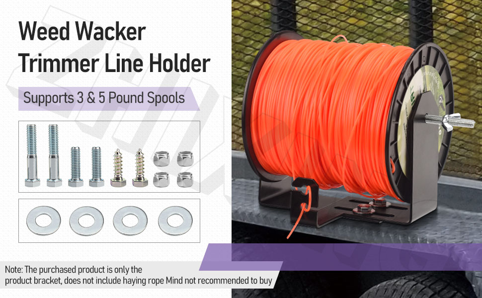 Heavy Duty Stainless Steel Weed Wacker Trimmer Line Holder