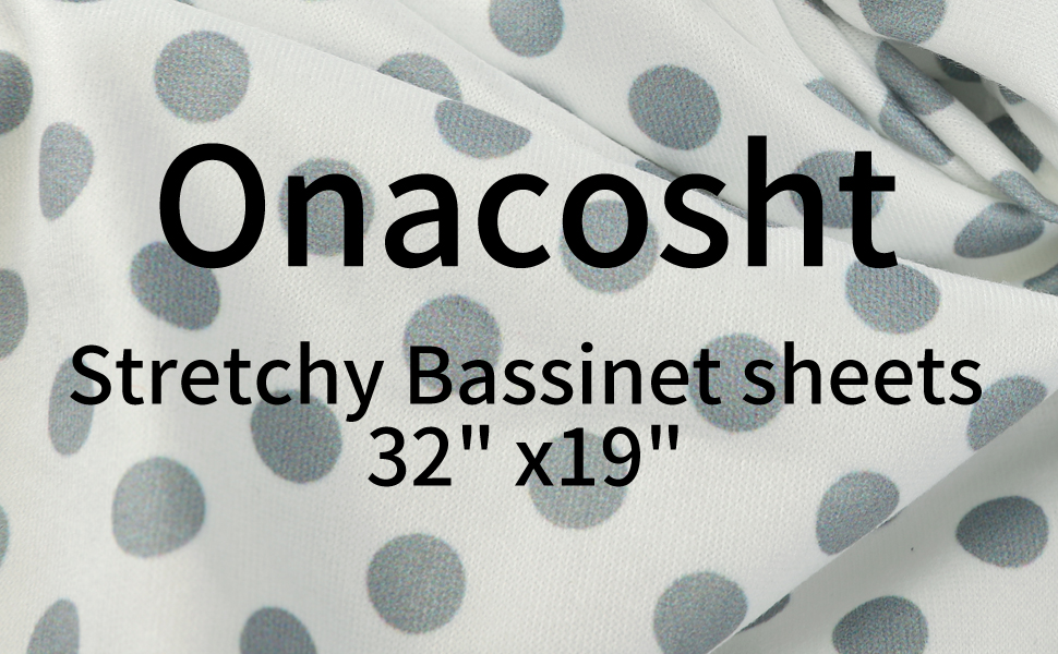 Stretchy Sheets 33" x 20" for Baby Girl and Boy