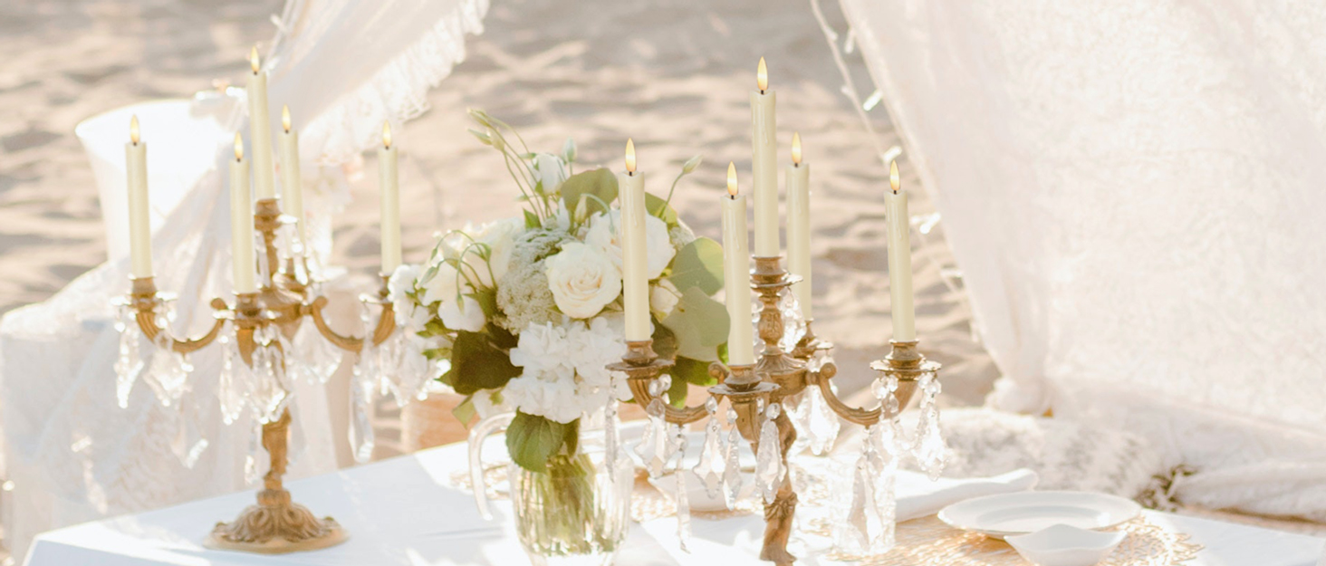 Mavandes 4”x8” Flameless Flickering Candles with Remote,Real Wax LED