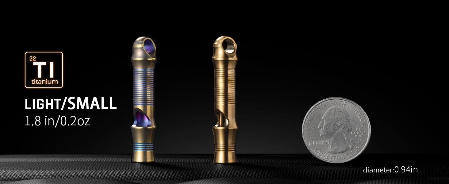 Titanium Emergency Whistle