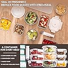 Multiple container sizes and plastic vacuum sealed bags