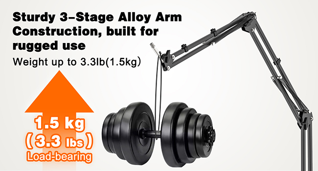 Mic boom arm stand