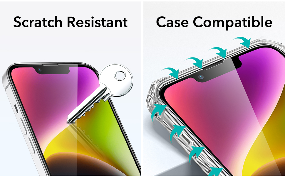 ESR Armorite TemperedGlass Compatible with iPhone 14 Screen Protector