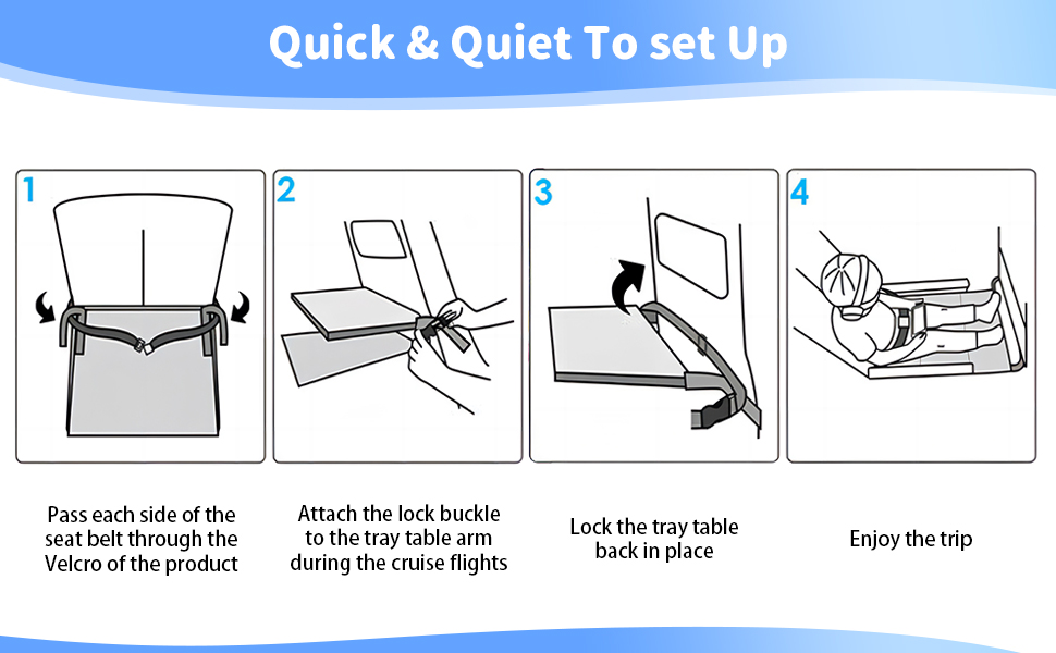 Travel Airplane Bed for Toddler Portable Airplane Seat Extender Pedals Bed