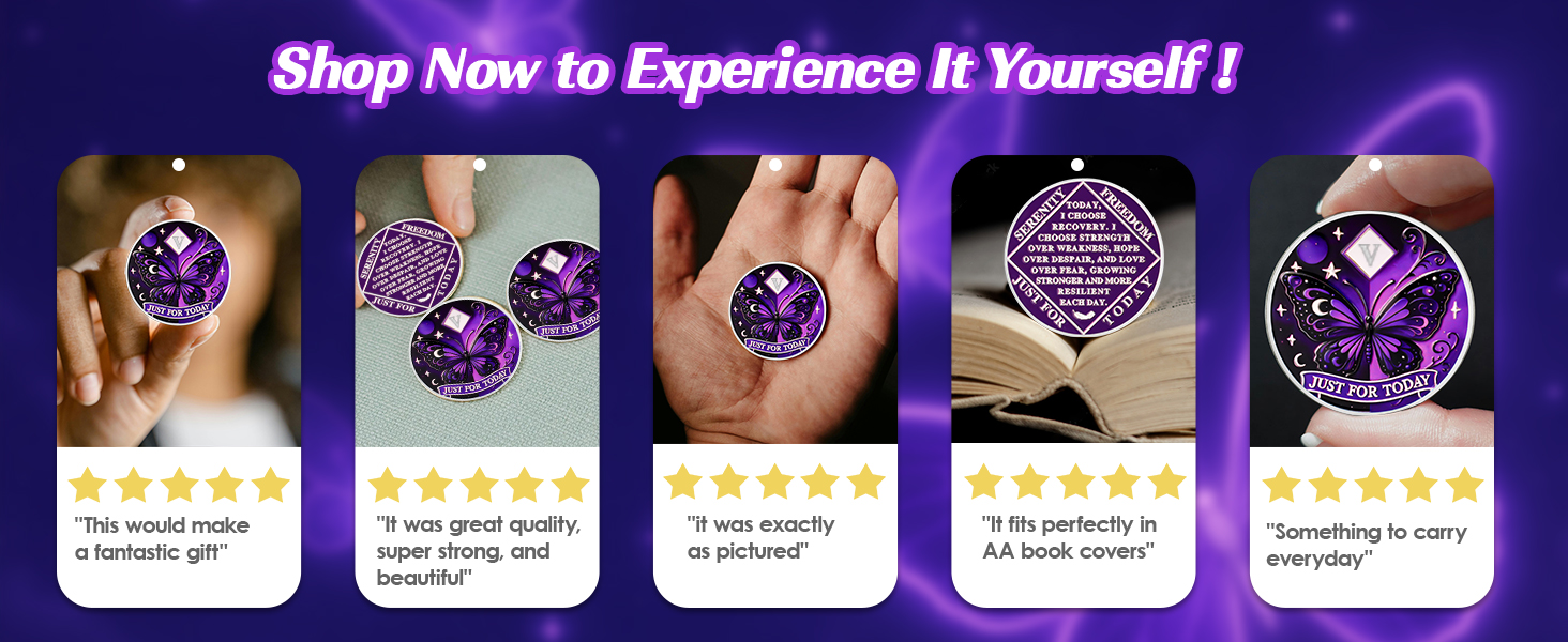 aa sobriety coins