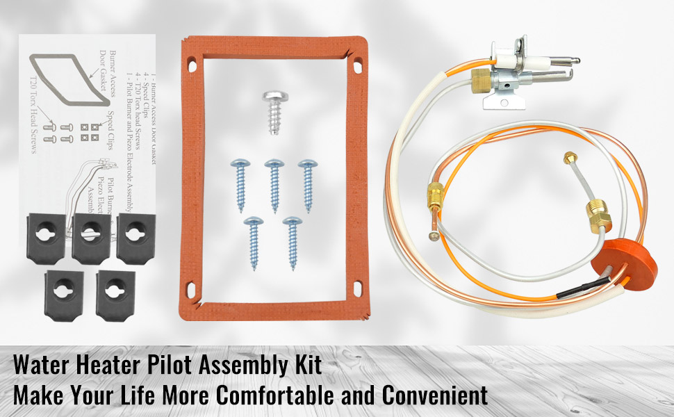 SP20075 Water Heater Pilot and Igniter Assembly Kit Fit for Rheem GE