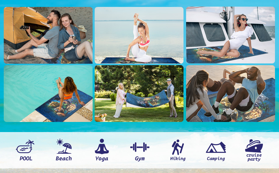 Wildlife beach towel