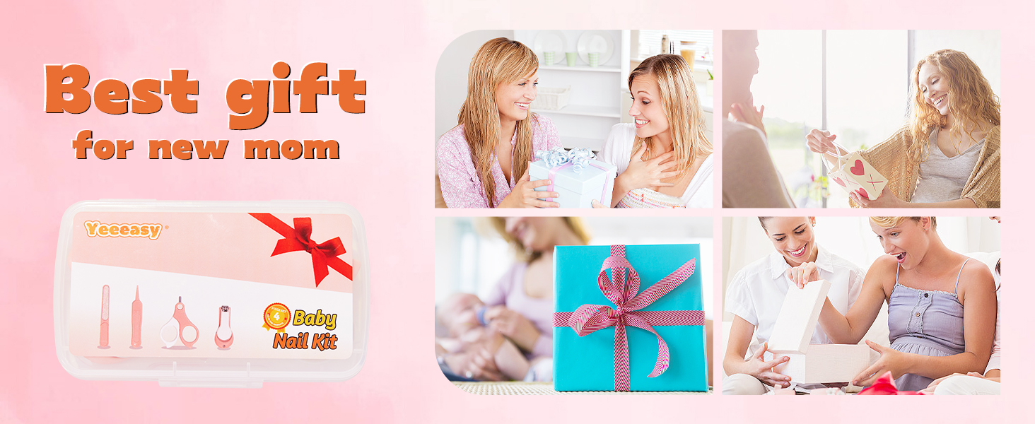 Pink Baby Nail Set Suitable For Gift Giving