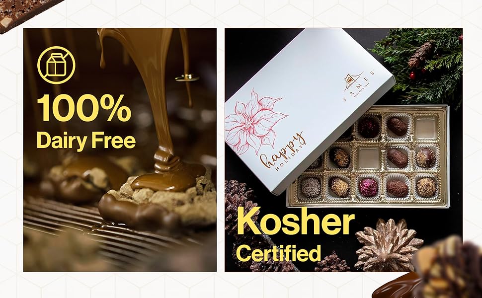 Holiday Xmas chocolate gift box is proudly made in Brooklyn, where passion and craftsmanship meet