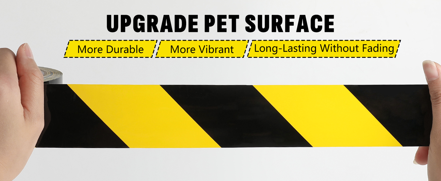 black and yellow safety tape