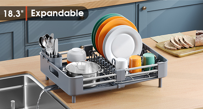 dish drying rack for kitchen counter