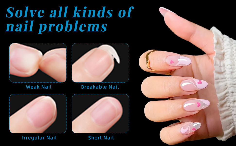 Mandelförmige Nagelspitzen