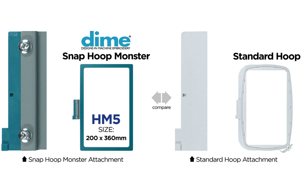 Amazon.com: Snap Hoop Monster for Husqvarna Viking/Pfaff (200 x