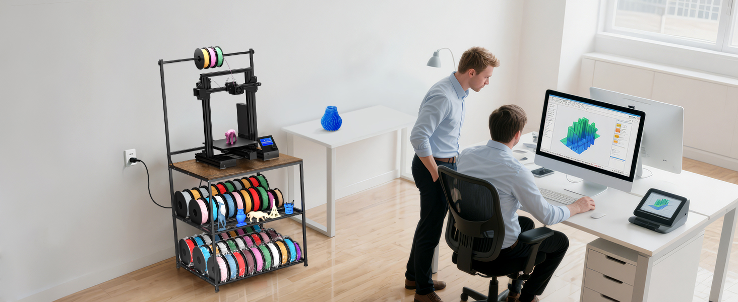 3d printer stand filament storage