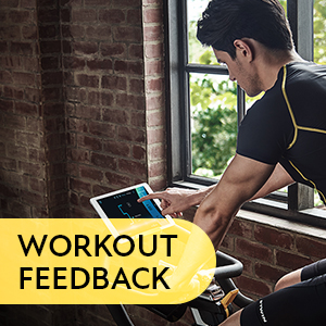 Workout Feedback. Train while monitoring and tracking. Monitor Time, Distance, Ca