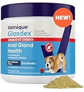 Glandex Dog Fiber Supplement Powder for Anal Glands with Pumpkin, Digestive Enzymes & Probiotics ...