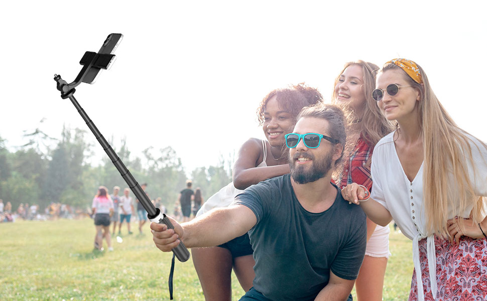 fugetek 51 professional selfie stick & tripod, phone holder, extendable, bluetooth remote, portable