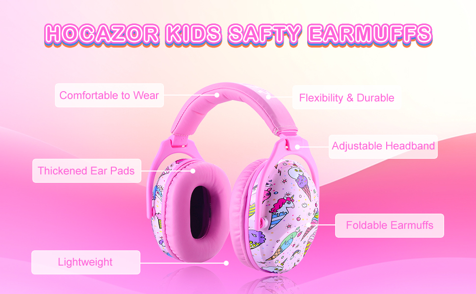 pink girls ear protection