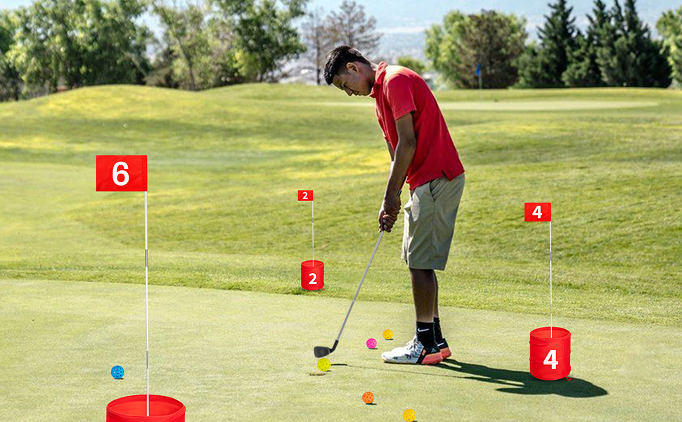 Backyard Game Golf 2 Clubs And 5 Balls