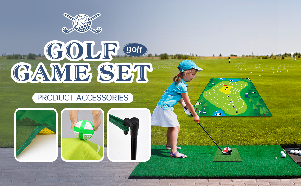 Golf Chipping Game Mat Golf Practice Mats Casual Golf Game Training
